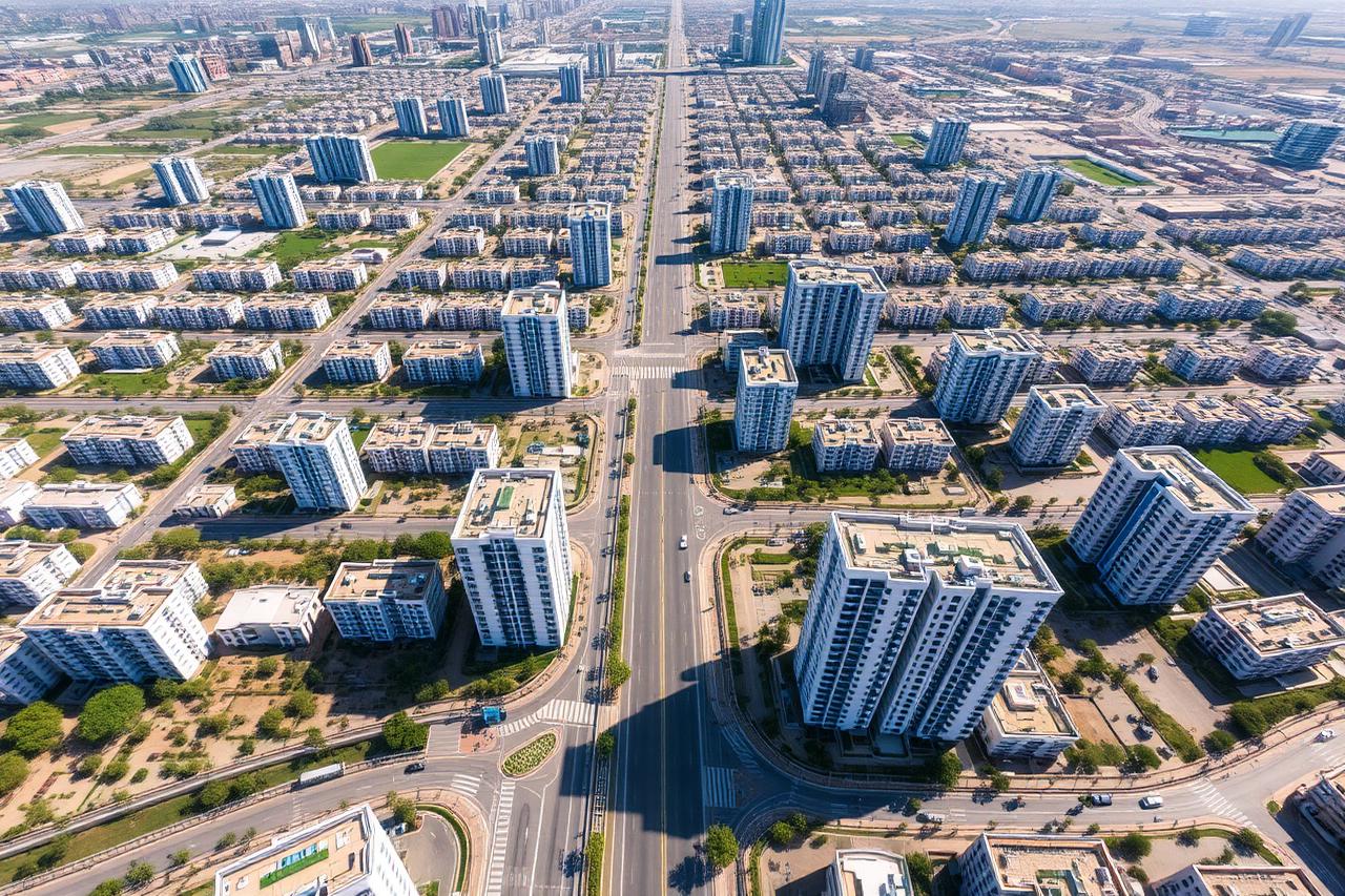 Knowledge Economic City Residential Towers (indicative listing) — demonstration imagery